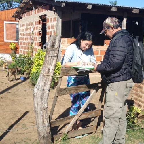 Trabajo territorial y atención a familias en Isla Apipé Grande y Apipé Chico