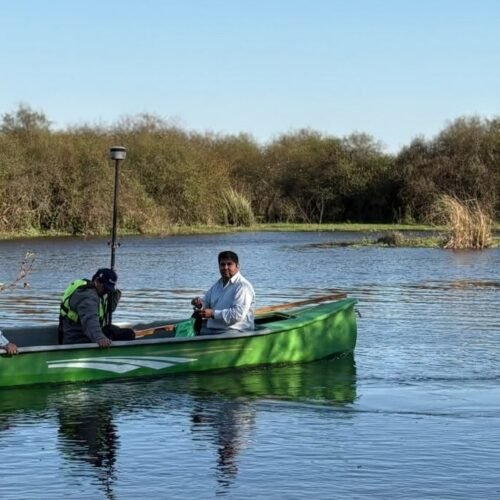 Esquina. Mediciones en el Arroyo Sarandí para planificar acciones de prevención