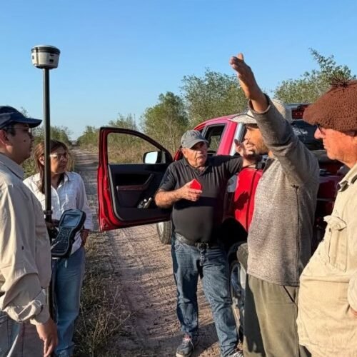 Relevamiento territorial en Colonia Brugne para evaluar mejoras en el drenaje pluvial Relevamiento territorial en Colonia Brugne para evaluar mejoras en el drenaje pluvial